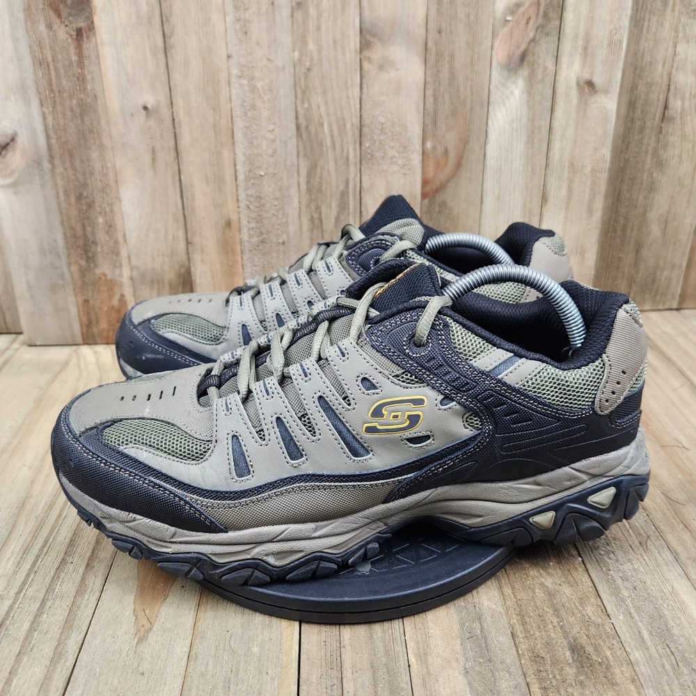 Skechers Afterburn Memory Foam Mens 12 Outdoor Hiking Athletic Shoes 50125